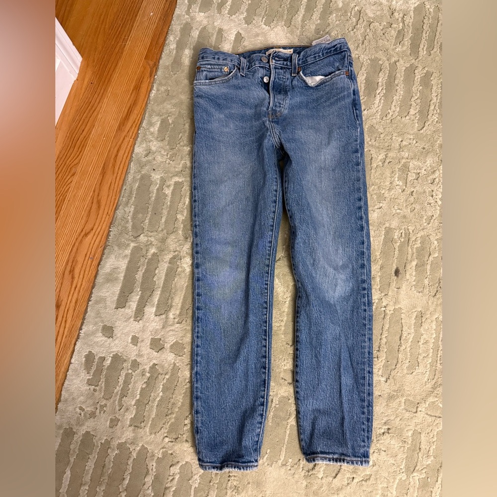 Levi's Blue Wedgie Straight Leg Jeans